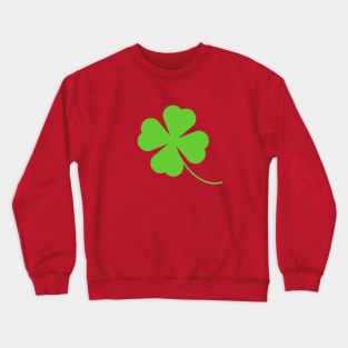 Lucky Four Leaf Clover Shamrock Crewneck Sweatshirt